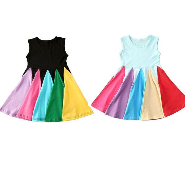 1-5y summer cute baby girls dress 2 colors sleeveless rainbow striped knee length a-line sundress, Red;yellow
1-5y summer cute baby girls dress 2 colors sleeveless rainbow striped knee length a-line sundress, Red;yellow