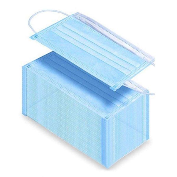 оптовая бесплатная доставка высокое качество 3 слойная дышащая одноразовая маска для лица защитная маска пыль для личного здоровья с эластич