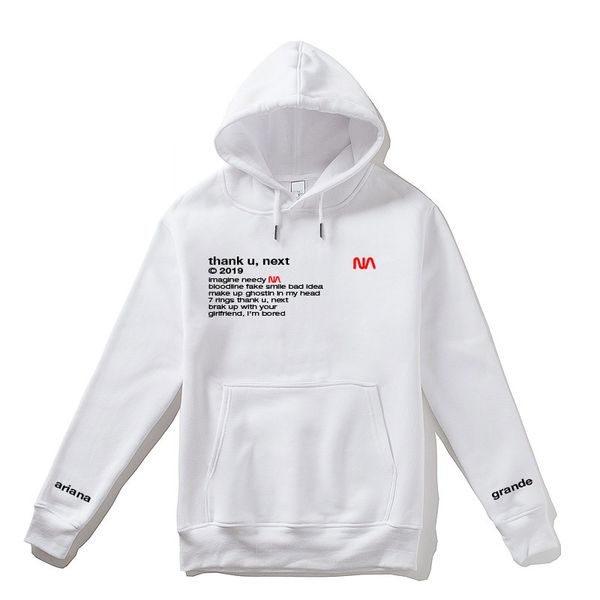 exclusive 2019 thank you u next hoodie women men cotton clothing sweatshirt jacket homme hooded fleece printing 2xl 3xl, Black
exclusive 2019 thank you u next hoodie women men cotton clothing sweatshirt jacket homme hooded fleece printing 2xl 3xl, Black