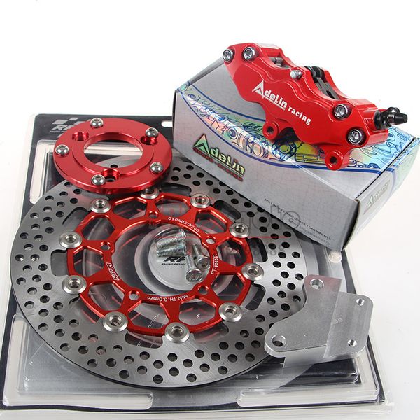 motorcycle 260mm rear brake system(6 piston brake caliper/adapter/disc/gasket/screws) for 45mm swingarm for dirt bike scooter
motorcycle 260mm rear brake system(6 piston brake caliper/adapter/disc/gasket/screws) for 45mm swingarm for dirt bike scooter