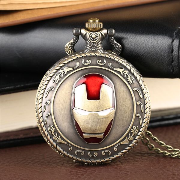 cool classic iron man theme pocket watch steampunk retro quatz analog watches kids men women necklace chain clock gift, Slivery;golden
cool classic iron man theme pocket watch steampunk retro quatz analog watches kids men women necklace chain clock gift, Slivery;golden