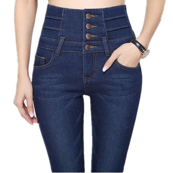 2020 spring high waisted denim jeans women new fashion skinny stretch blue black denim trousers for female jeans
2020 spring high waisted denim jeans women new fashion skinny stretch blue black denim trousers for female jeans