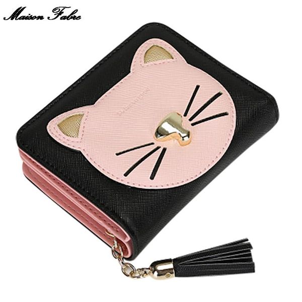 maison fabre ladies wallet cute cat tassel short mini wallet multifunctional card holder simple bag coin bag card, Red;black
maison fabre ladies wallet cute cat tassel short mini wallet multifunctional card holder simple bag coin bag card, Red;black
