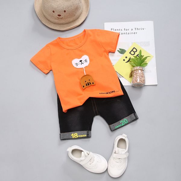baby boys clothes summer short sleeve cotton cartoon cat print t-shirt +shorts casual costume set 2pcs 11 #25a, White
baby boys clothes summer short sleeve cotton cartoon cat print t-shirt +shorts casual costume set 2pcs 11 #25a, White