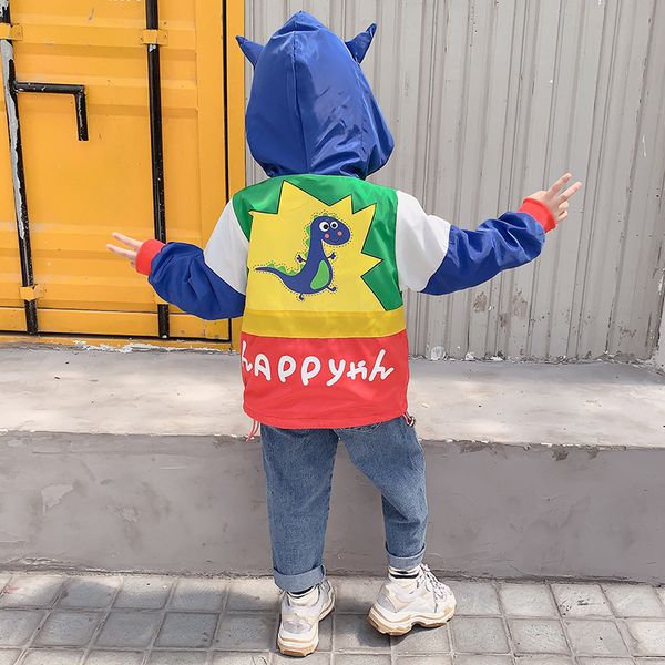 2020 new children spring autumn cartoon dinosaur hooded jacket boys girls windbreaker coat kids double layer fashion 2-8 y, Blue;gray
2020 new children spring autumn cartoon dinosaur hooded jacket boys girls windbreaker coat kids double layer fashion 2-8 y, Blue;gray