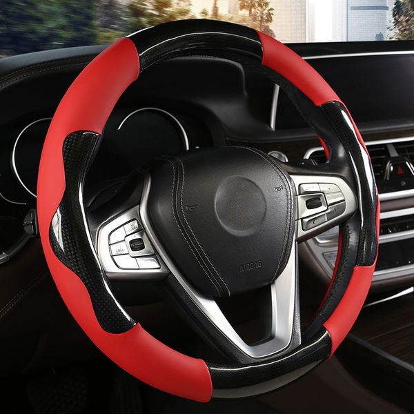 carbon fiber leather steering covers camouflage pattern steering wheel cover suitable for 37-38cm
carbon fiber leather steering covers camouflage pattern steering wheel cover suitable for 37-38cm