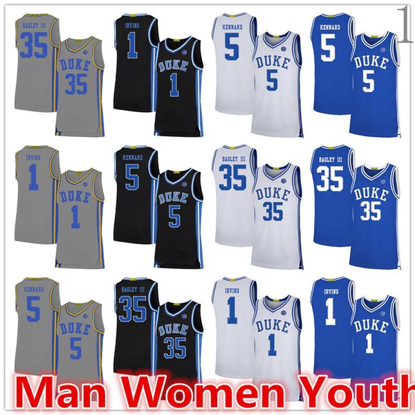 custom made ncaa duke blue devils basketball jerseys kyrie irving 1 luke kennard 5 marvin bagley iii 35 jersey any name number size s-5xl, Black
custom made ncaa duke blue devils basketball jerseys kyrie irving 1 luke kennard 5 marvin bagley iii 35 jersey any name number size s-5xl, Black