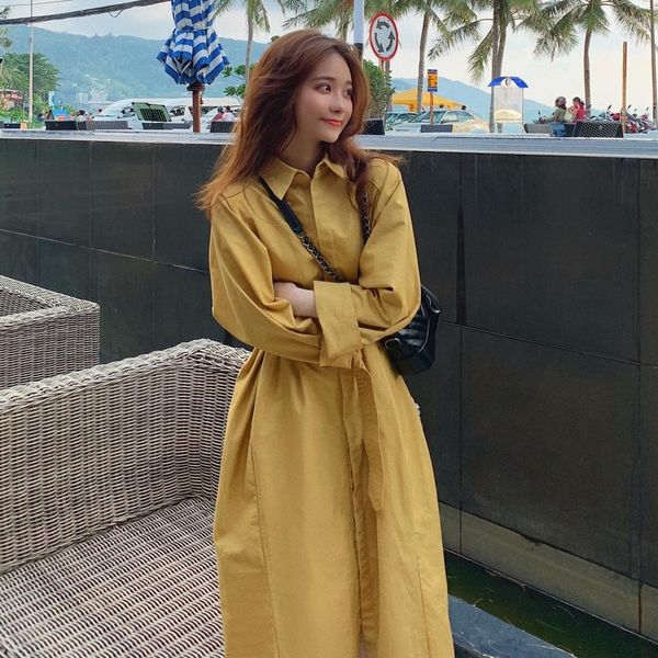 spring women trench casual dress long sleeve yellow single-breasted female turn down collar elegant long trench coat ds50378, Tan;black
spring women trench casual dress long sleeve yellow single-breasted female turn down collar elegant long trench coat ds50378, Tan;black