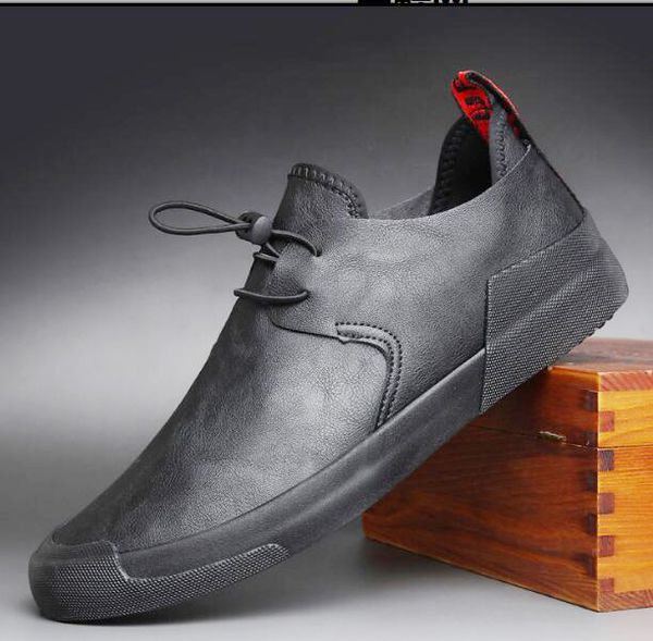 2019 spring new fashion men leather lace-up casual shoes trend shoes cool loafers flats, Black
2019 spring new fashion men leather lace-up casual shoes trend shoes cool loafers flats, Black