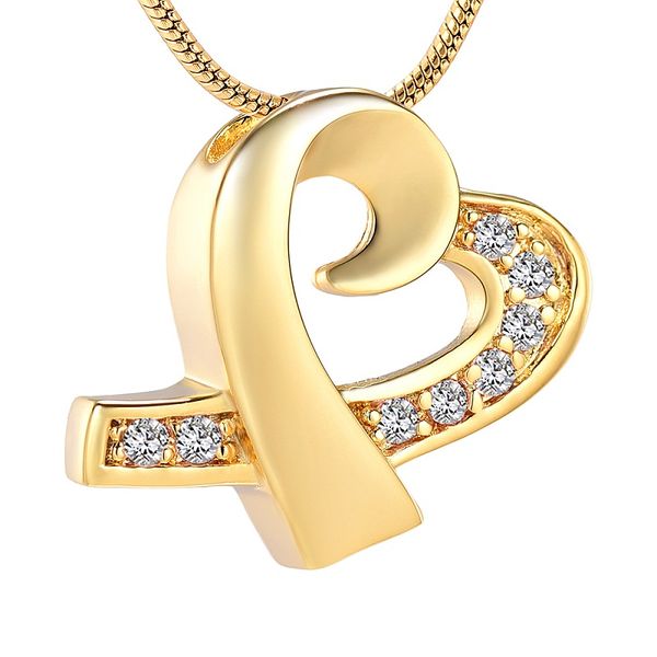 ijd8387 stainless steel white crystal hollow ribbon gold heart shaped ashes for urn ashes necklace commemorative pendant souvenir jewelry, Silver
ijd8387 stainless steel white crystal hollow ribbon gold heart shaped ashes for urn ashes necklace commemorative pendant souvenir jewelry, Silver