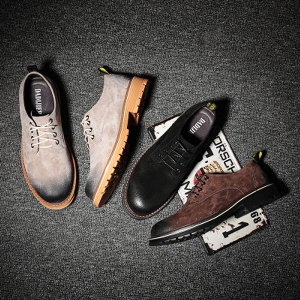 phragmites luxury autumn new martin shoes cow suede small size men shoes low calf flat chaussure homme genuine leather flats, Black
phragmites luxury autumn new martin shoes cow suede small size men shoes low calf flat chaussure homme genuine leather flats, Black