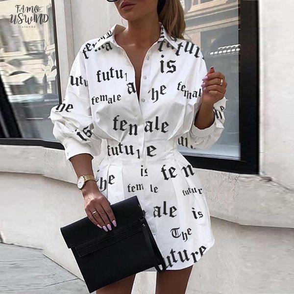 turn down collar button shirt dress women autumn letter print long sleeve mini dress elegant ladies office dress, Black;gray
turn down collar button shirt dress women autumn letter print long sleeve mini dress elegant ladies office dress, Black;gray