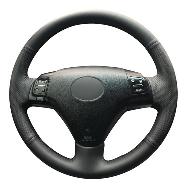 hand sew black artificial leather car steering wheel cover for gs300 2004-2007 es250 2005
hand sew black artificial leather car steering wheel cover for gs300 2004-2007 es250 2005