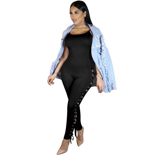 skinny casual womens jumpsuit romper summer solid body women o neck spaghetti strap women overalls, Black;white
skinny casual womens jumpsuit romper summer solid body women o neck spaghetti strap women overalls, Black;white