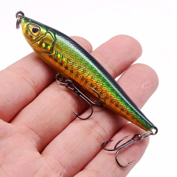 1pcs sinking pencil bait fishing lures 8cm/14.7g quality laser fake bait wobbler hard crankbait for sea bass pike fishing tool
1pcs sinking pencil bait fishing lures 8cm/14.7g quality laser fake bait wobbler hard crankbait for sea bass pike fishing tool
