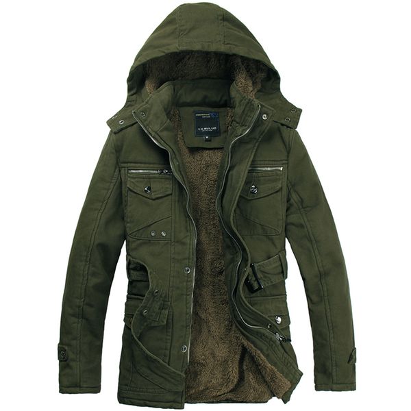 winter large army uniforms men hooded velvet jacket brand men's long cotton-padded jacket hooded army green h2194, Black
winter large army uniforms men hooded velvet jacket brand men's long cotton-padded jacket hooded army green h2194, Black
