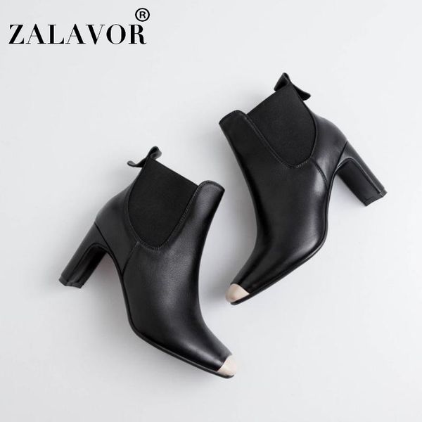 rizabina high heels ankle boots for women genuine leather winter autumn shoes women square toe office short boots size 34-39, Black
rizabina high heels ankle boots for women genuine leather winter autumn shoes women square toe office short boots size 34-39, Black