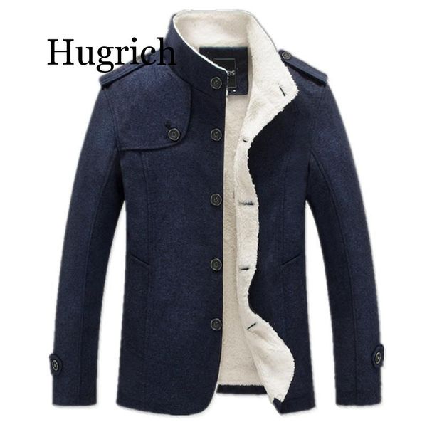 brand men wool blend coats 2020 winter fashion men's solid color coat clothing male thick warm overcoat, Black
brand men wool blend coats 2020 winter fashion men's solid color coat clothing male thick warm overcoat, Black