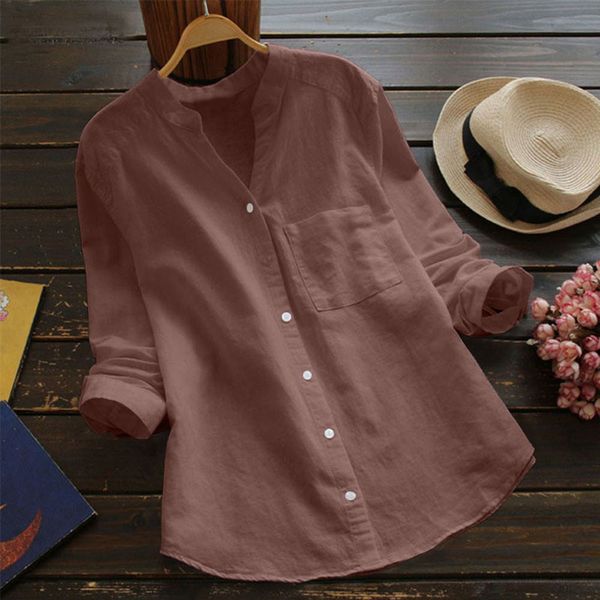 2019 new fashion temperament six-color five-code cotton and linen long-sleeved large size casual loose shirt, White
2019 new fashion temperament six-color five-code cotton and linen long-sleeved large size casual loose shirt, White