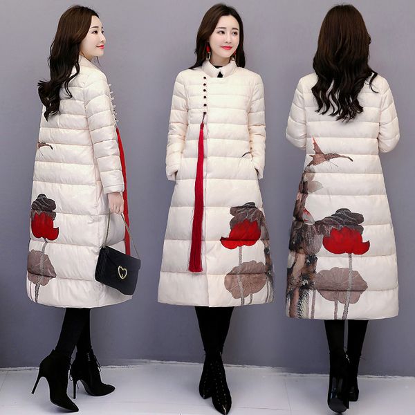 cotton-padded clothes women's 2019 new style winter chinese-style vintage printed chinese costume down jacket cotton-padded clot, Blue;black
cotton-padded clothes women's 2019 new style winter chinese-style vintage printed chinese costume down jacket cotton-padded clot, Blue;black