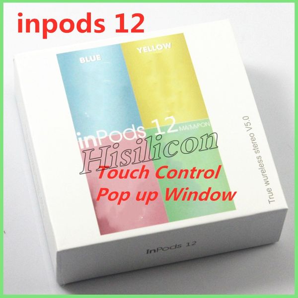 inpods12 MACARON inpods 12 TWS Беспроводные наушники Bluetooth V5.0 с всплывающим окном Сенсорное управление гарнитурой для Iphone X Samsung S10 Huawei
inpods12 MACARON inpods 12 TWS Беспроводные наушники Bluetooth V5.0 с всплывающим окном Сенсорное управление гарнитурой для Iphone X Samsung S10 Huawei