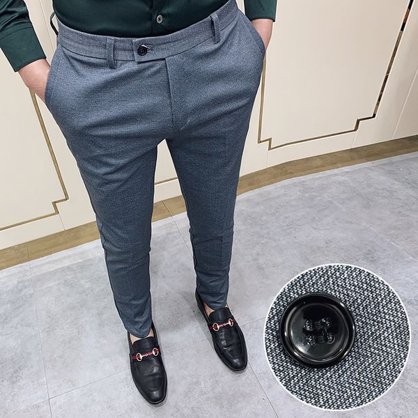 2020 men's slim suit pants spring new business casual plaid pants youth formalwear korean tide cropped, Black
2020 men's slim suit pants spring new business casual plaid pants youth formalwear korean tide cropped, Black