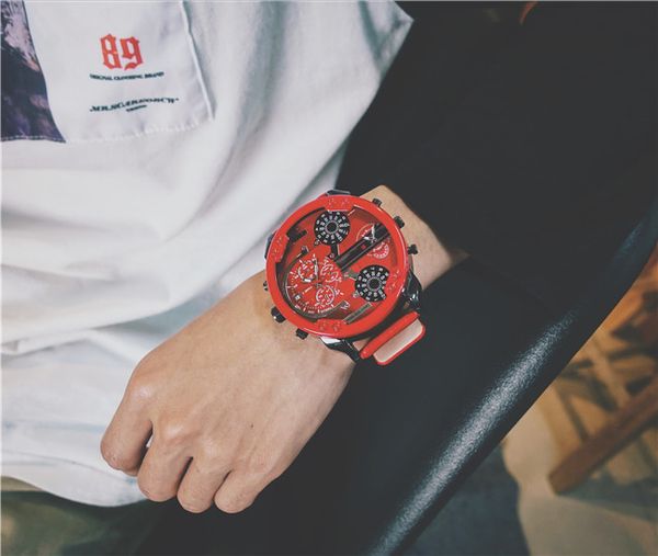 man male brand watches 2019 luxury men's big dial red ins wind leather quartz bracelet watches gift clock watch for boy students hours, Slivery;brown
man male brand watches 2019 luxury men's big dial red ins wind leather quartz bracelet watches gift clock watch for boy students hours, Slivery;brown