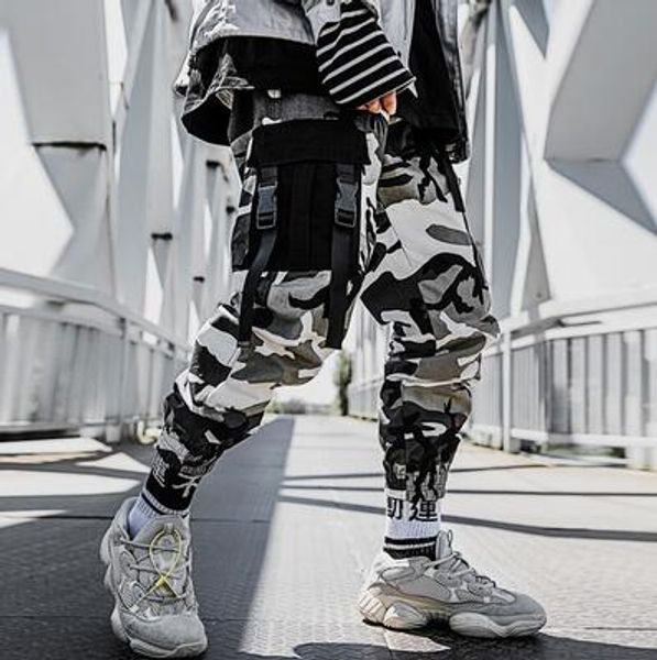 men's jogger streetwear tactics cargo pants fashion hip hop joggers camouflage pant mens sweat pants, Black
men's jogger streetwear tactics cargo pants fashion hip hop joggers camouflage pant mens sweat pants, Black
