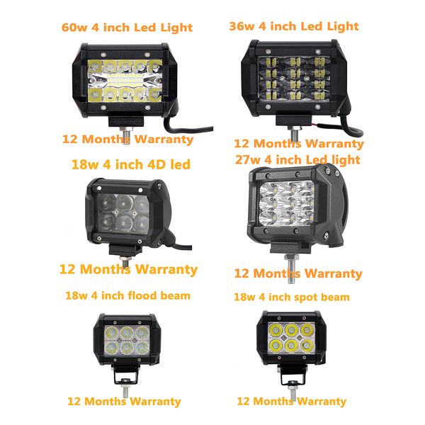 ecahayaku 4 inch 18w 27w 36w 60w led work light bar car driving lamp off-road light bar combo for 4x4 truck off-road vehicles
ecahayaku 4 inch 18w 27w 36w 60w led work light bar car driving lamp off-road light bar combo for 4x4 truck off-road vehicles