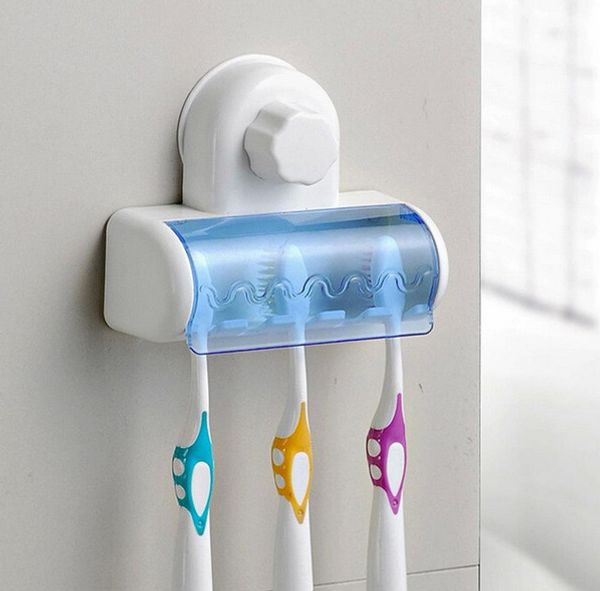 5 racks dust-proof toothbrush holder for the bathroom kitchen family holder for toothbrushs suction holder wall stand hook
5 racks dust-proof toothbrush holder for the bathroom kitchen family holder for toothbrushs suction holder wall stand hook