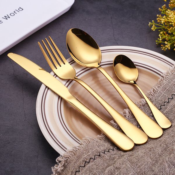 нержавеющая сталь позолоченный western cutlery set нож и вилка ложка четыре piece set нож ложка, Silver
нержавеющая сталь позолоченный western cutlery set нож и вилка ложка четыре piece set нож ложка, Silver