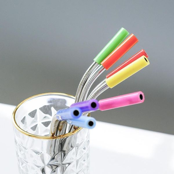8 colors stock silicone tips for stainless steel straws tooth collision prevention straws cover silicone tubes
8 colors stock silicone tips for stainless steel straws tooth collision prevention straws cover silicone tubes