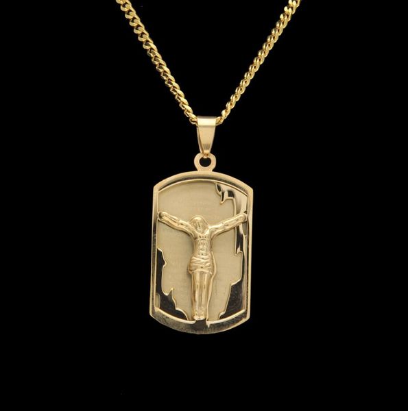 mens hip hop titanium steel christ pendant necklaces square engrave jesus charm gold silver twisted chain necklace women jewelry accessory
mens hip hop titanium steel christ pendant necklaces square engrave jesus charm gold silver twisted chain necklace women jewelry accessory