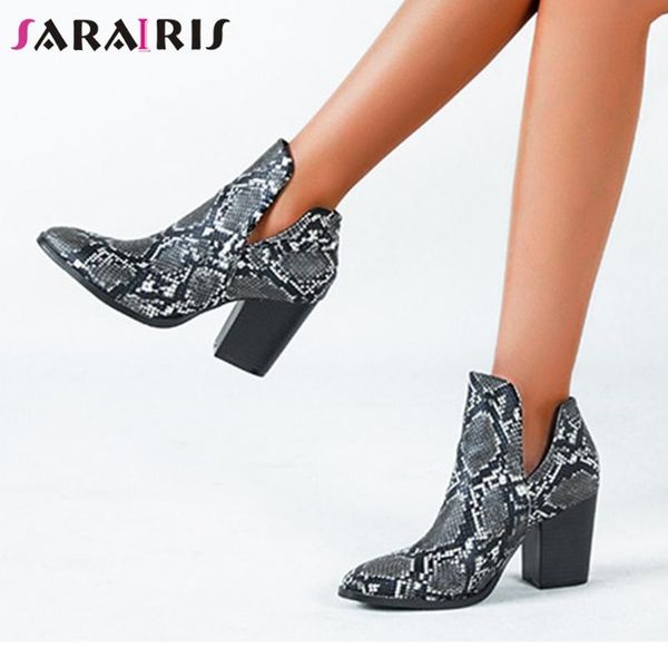 sarairis office ladies high heel slip on boots spring autumn boots women snake print pointed toe fashion shoes woman, Black
sarairis office ladies high heel slip on boots spring autumn boots women snake print pointed toe fashion shoes woman, Black