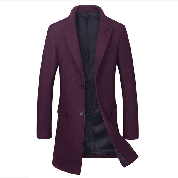 winter slim-fit solid color woolen long section thickening-ironing woolen coat male windbreaker ing, Black
winter slim-fit solid color woolen long section thickening-ironing woolen coat male windbreaker ing, Black