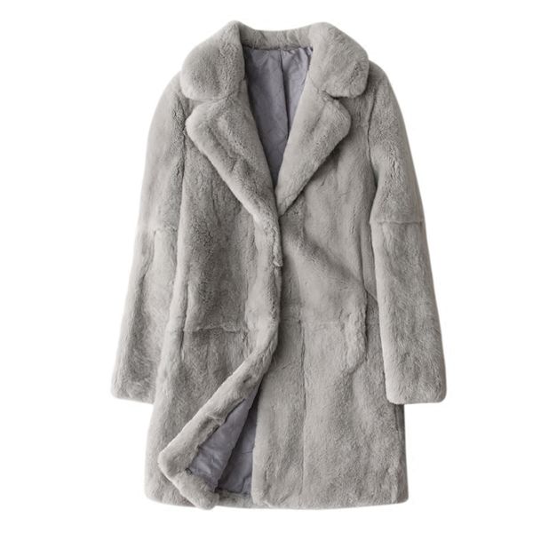 turn down collar natural rex fur coats outerwear women full sleeve whole skin real leather fur jackets 2018 autumn winter, Black
turn down collar natural rex fur coats outerwear women full sleeve whole skin real leather fur jackets 2018 autumn winter, Black