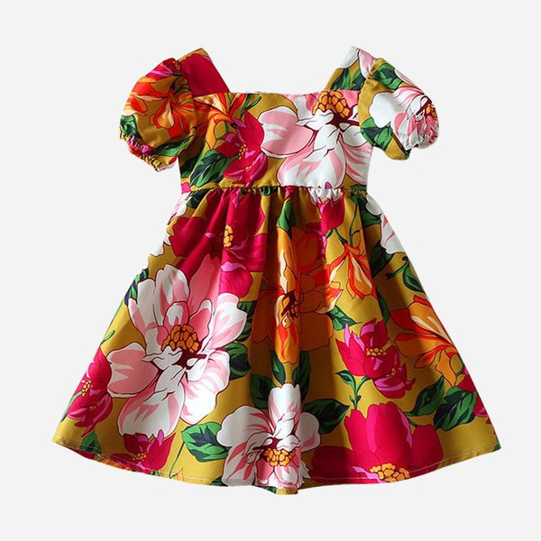 2020 robe fille toddler dress baby girls clothes, Red;yellow 
2020 robe fille toddler dress baby girls clothes, Red;yellow