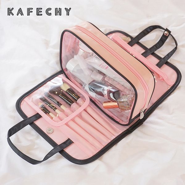 kafechy cosmetic bag make up organizer bag toiletry bathing storage women waterproof transparent pvc travel beauty cases
kafechy cosmetic bag make up organizer bag toiletry bathing storage women waterproof transparent pvc travel beauty cases