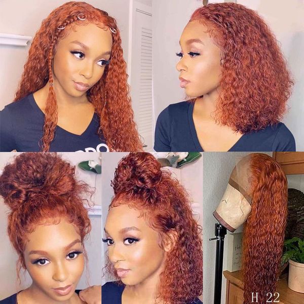 ginger wig orange 13x4 lace front human hair wigs 180% remy curly deep water wave wig colored glueless preplucked with baby hair, Black;brown
ginger wig orange 13x4 lace front human hair wigs 180% remy curly deep water wave wig colored glueless preplucked with baby hair, Black;brown