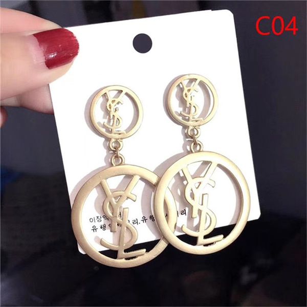 luxury fashion rhinestone gold earrings designer fashion earrings brand earrings valentine's day holiday gift of freight, Golden;silver
luxury fashion rhinestone gold earrings designer fashion earrings brand earrings valentine's day holiday gift of freight, Golden;silver