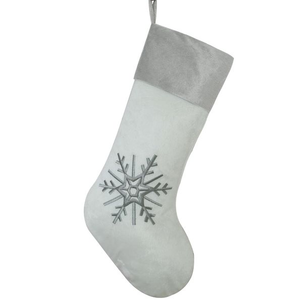 big christmas stocking soft micor fleece snowflake embroidery christmas stocking ph2541-wht/ph2541-gry
big christmas stocking soft micor fleece snowflake embroidery christmas stocking ph2541-wht/ph2541-gry