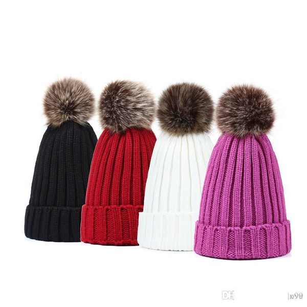 10 colors popular fashion beanie hats imitation raccoon fur ball hat pom ball wool knitted beanie ski winter women christmas gift, Blue;gray
10 colors popular fashion beanie hats imitation raccoon fur ball hat pom ball wool knitted beanie ski winter women christmas gift, Blue;gray
