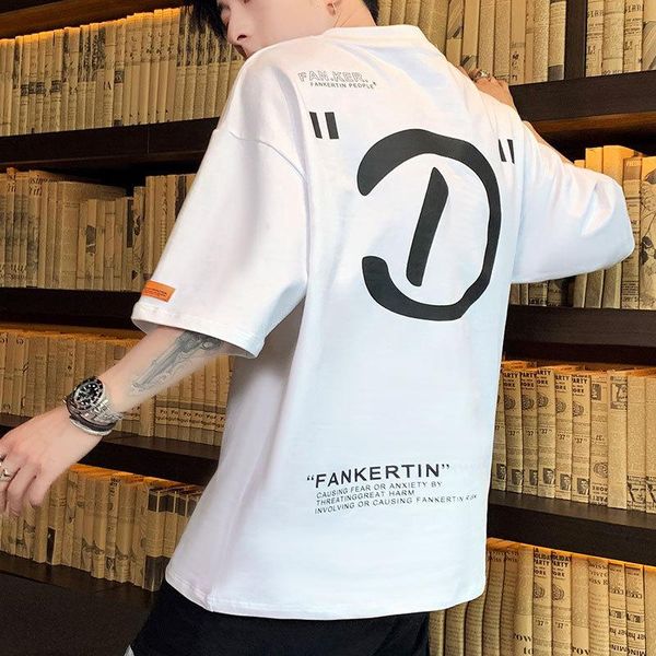 2020 summer new men's t-shirt printing wild adolescent men tide brand men's shirt casual trend t-shirt, White;black
2020 summer new men's t-shirt printing wild adolescent men tide brand men's shirt casual trend t-shirt, White;black