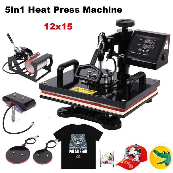 29*38cm 5 in 1 heat press machine sublimation printer swing away transfer cloth cap mug plate t-shirt machine
29*38cm 5 in 1 heat press machine sublimation printer swing away transfer cloth cap mug plate t-shirt machine