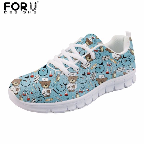 forudesigns blue cartoon bear print light lace up shoes women casual nurses breathable mesh shoes cute girls walking, Black
forudesigns blue cartoon bear print light lace up shoes women casual nurses breathable mesh shoes cute girls walking, Black
