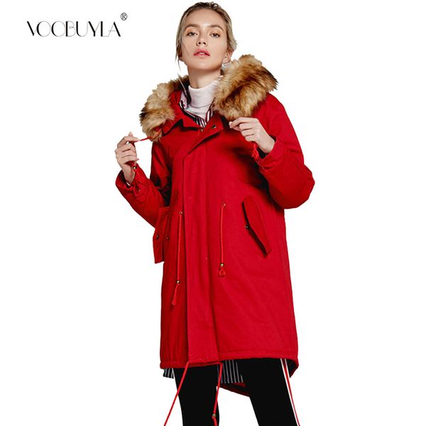 voobuyla coat jacket hooded winter jacket women parkas 2019 women's cotton faux fur collar outerwear female winter coats, Tan;black
voobuyla coat jacket hooded winter jacket women parkas 2019 women's cotton faux fur collar outerwear female winter coats, Tan;black
