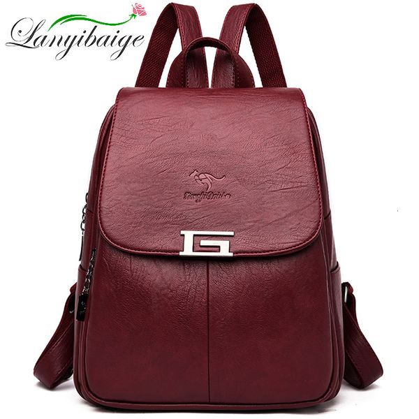 new 2 style women leather backpacks female vintage backpack for girls school bag travel bagpack 2019 ladies sac a dos back pack cj191213
new 2 style women leather backpacks female vintage backpack for girls school bag travel bagpack 2019 ladies sac a dos back pack cj191213