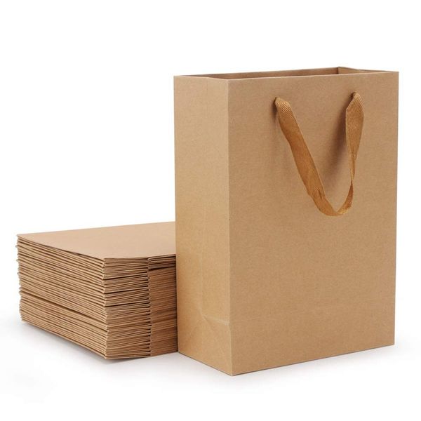 gift wrap kraft paper bags, 20pcs 10.9 inch x 3.9 7.9 brown shopping bags with soft cloth handles, par
gift wrap kraft paper bags, 20pcs 10.9 inch x 3.9 7.9 brown shopping bags with soft cloth handles, par