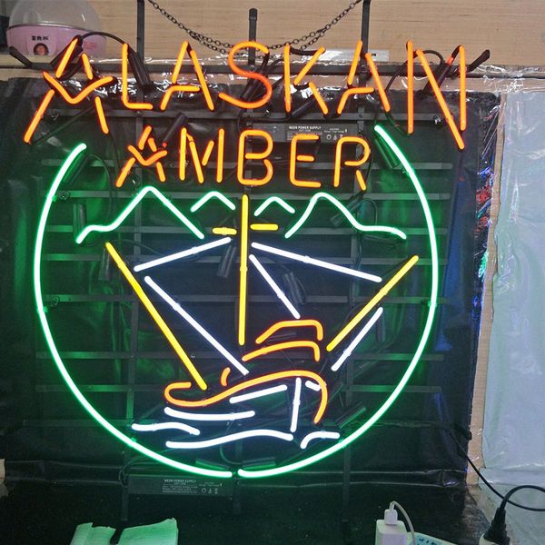 quality alaskan amber led glass tube neon signs lamp lights advertising display bar home decoration sign metal frame 17'' 20
quality alaskan amber led glass tube neon signs lamp lights advertising display bar home decoration sign metal frame 17'' 20