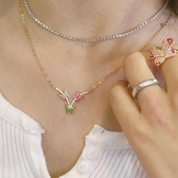 bilincolor color three full tiny zircon-inlaid butterfly necklace necklaces for women party and gift, Silver
bilincolor color three full tiny zircon-inlaid butterfly necklace necklaces for women party and gift, Silver